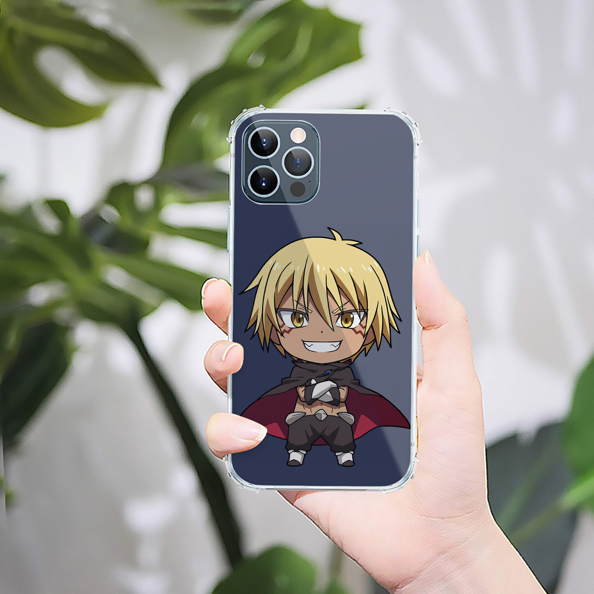 （画像用） 転スラ Regarding Reincarnated to Slime 【iPhone 12シリーズ対応】透明スマホケース（クリアソフトケース）